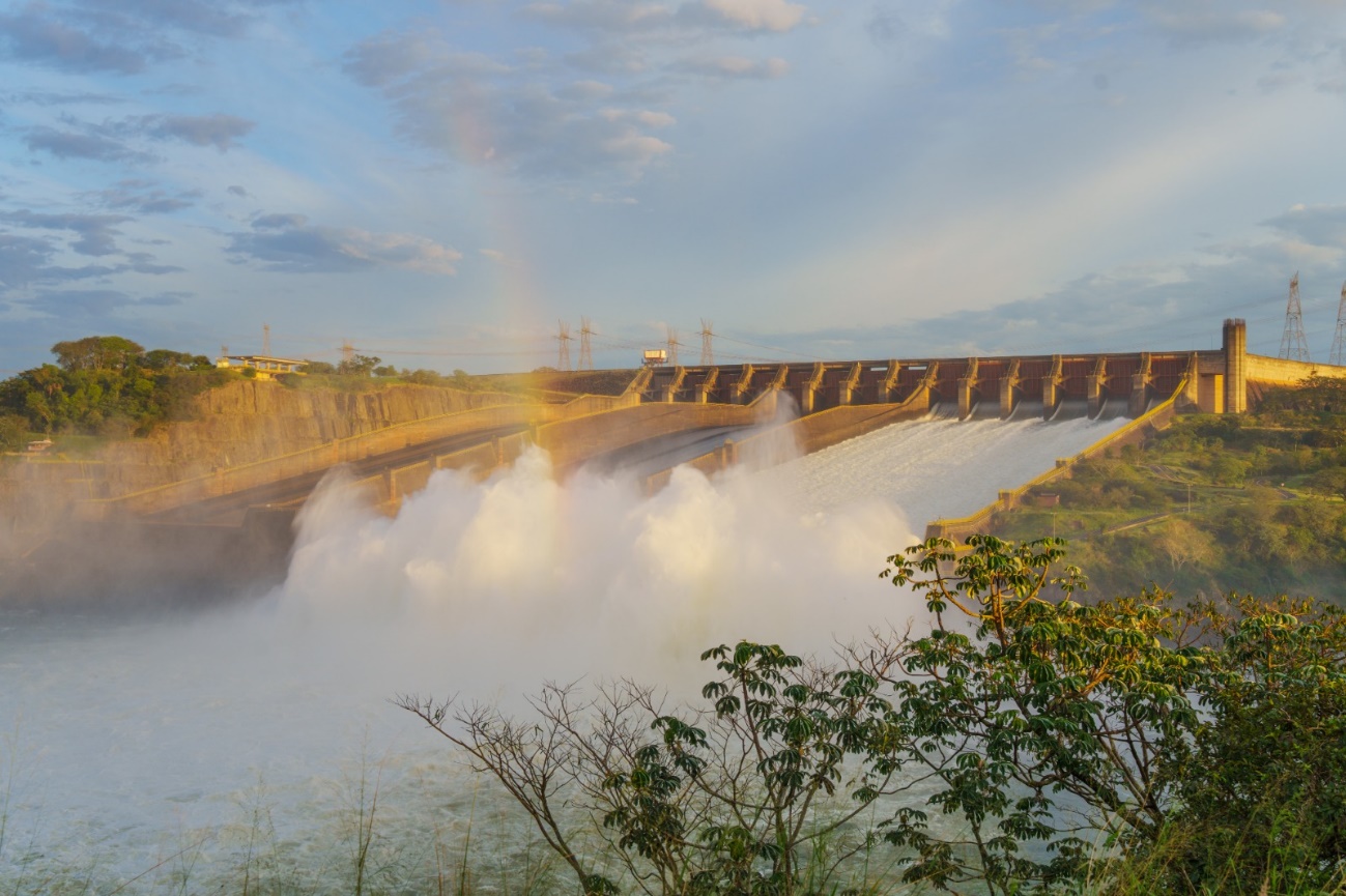 Por ser uma fio d'água, reservatório de Itaipu tem baixa capacidade. Foto: Anderson Moura / Itaipu Binacional