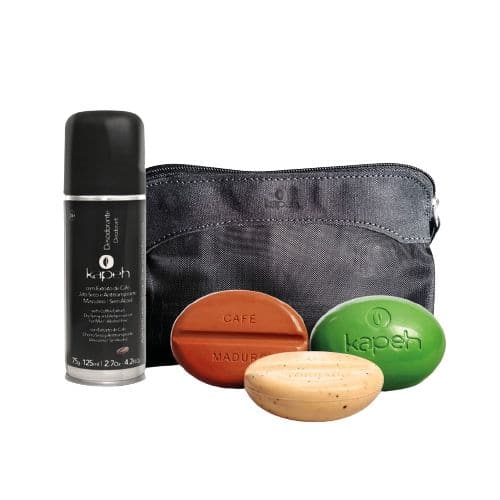 Kit Desodorante Antitranspirante Aerossol + Sabonete Vegetal Torrado 30g - R$ 114,50